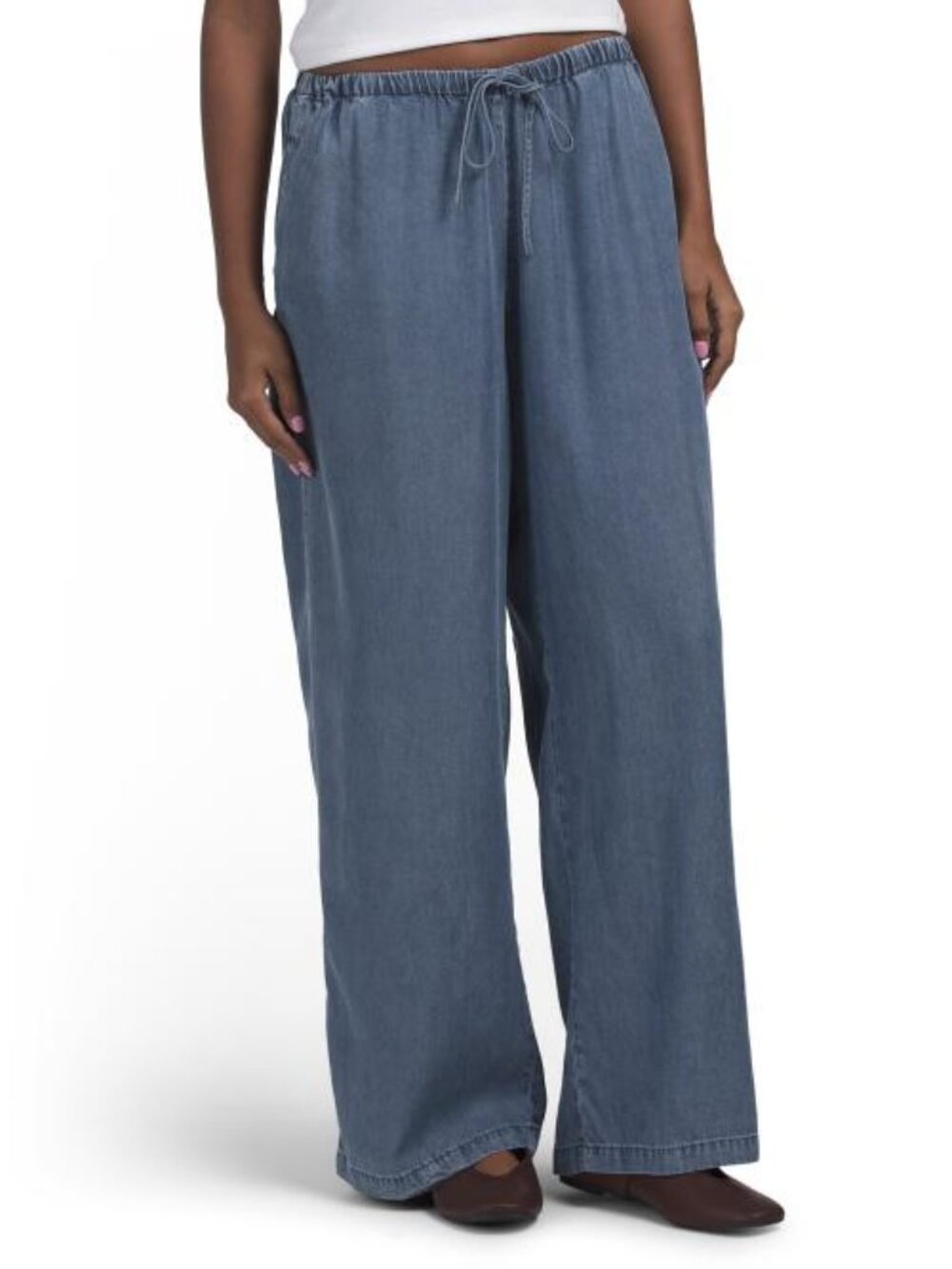 HUNTER & BROWN Pull On Wide Leg Pants